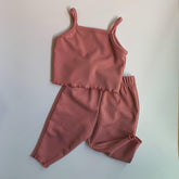 Gav + Icia Lily Co-ords - Old Rose | The Nest Attachment Parenting Hub